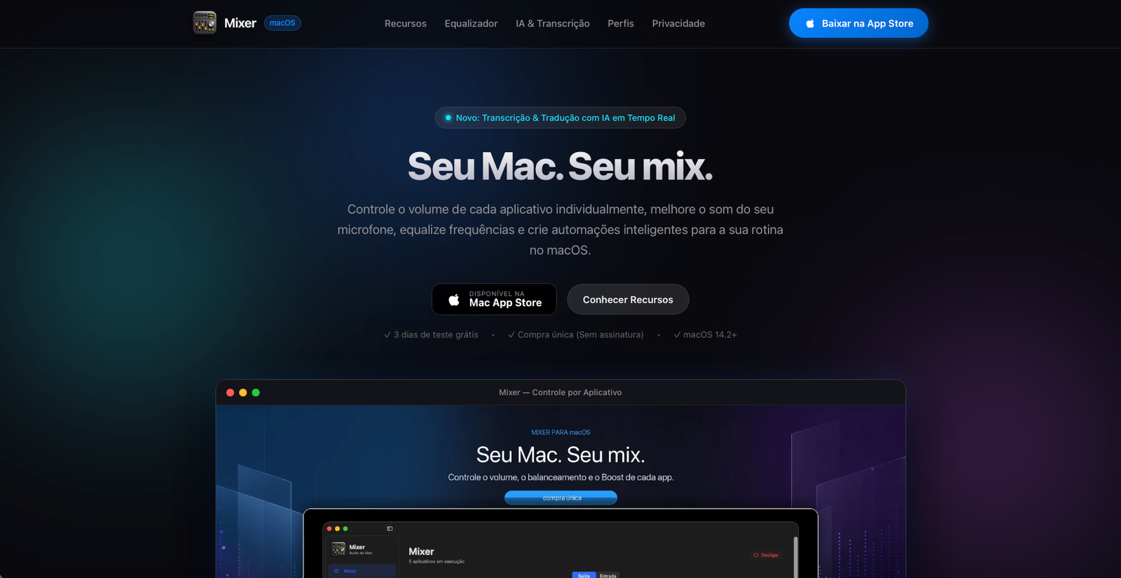 Imagem de referência de MacMixer